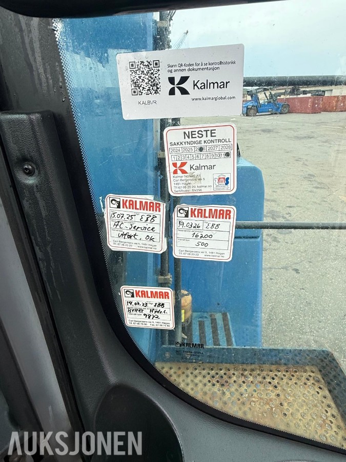 2018 Kalmar DRG450-65S5X reachstacker, 45 000 kg løftekapasitet