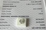 Stor diamant på 2.51ct | D/VVS2 | Excellent | Oval | IGI!