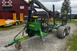 2017 Farma T10 tømmerhenger med kran