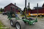 2017 Farma T10 tømmerhenger med kran