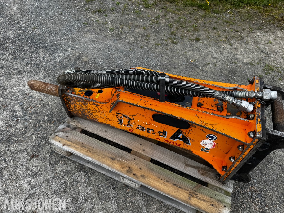 DandA 70V pigghammer komplett med fyllesett S50 feste.