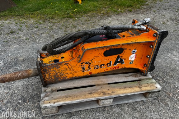 DandA 70V pigghammer komplett med fyllesett S50 feste.
