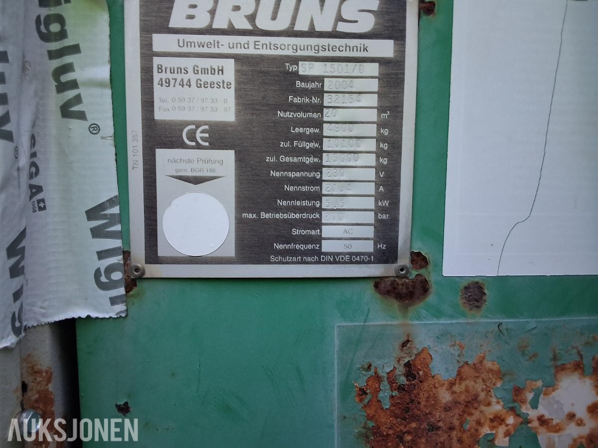 2004 Bruns komperimator SP 1501 D