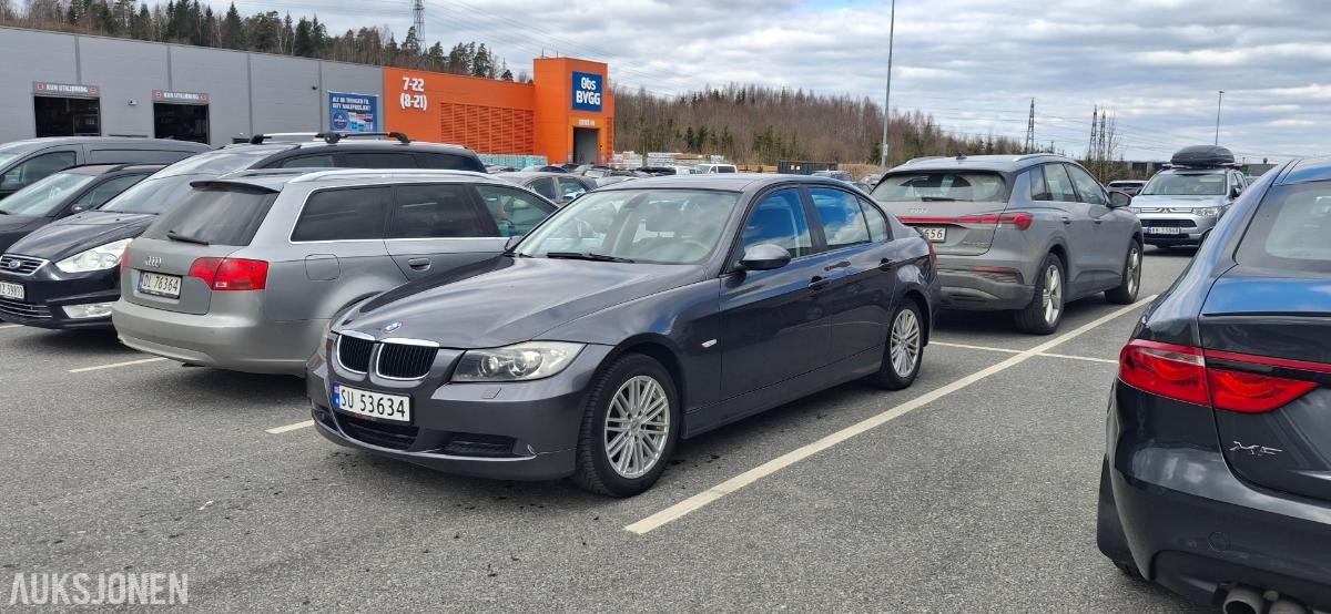 2007 BMW 316i (E90) SKINNSETER S+V DEKK EU OK 02.2027 168000km