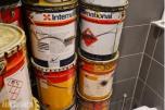 Mye div lakk fra industriverksted 