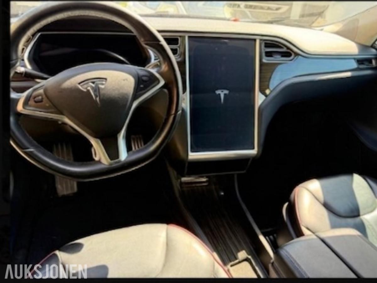 2014 Tesla Model S P85+ Luftfjæring, Skinninteriør, Reparasjonsobjekt