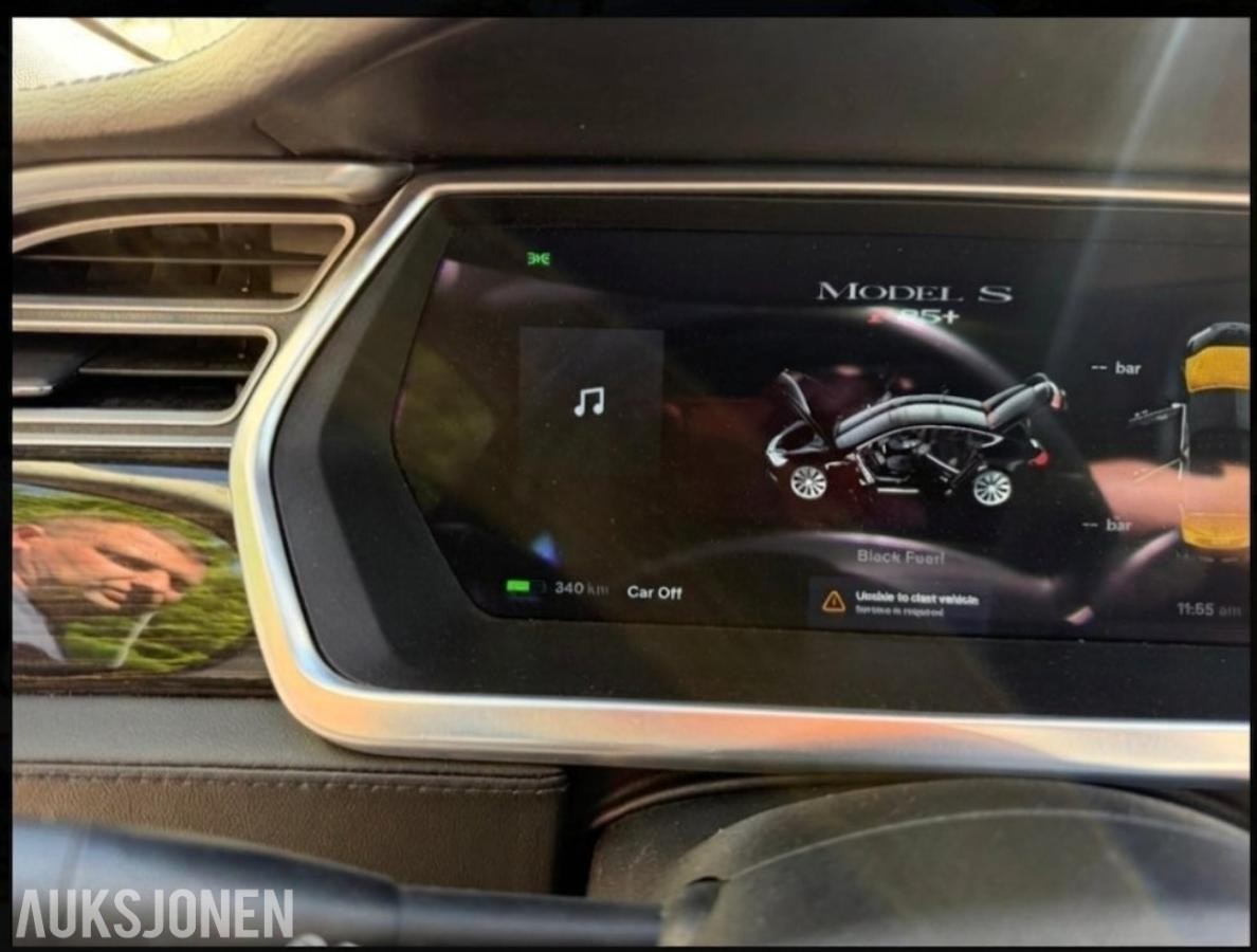 2014 Tesla Model S P85+ Luftfjæring, Skinninteriør, Reparasjonsobjekt