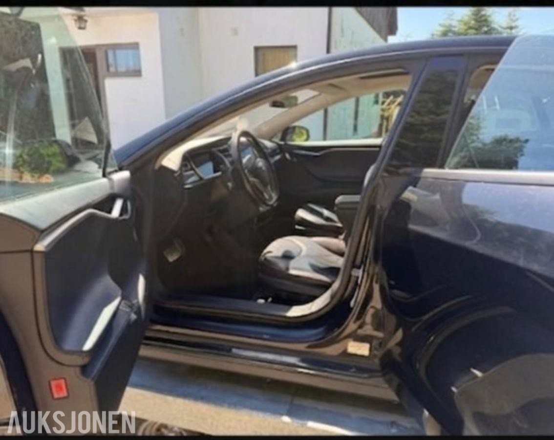 2014 Tesla Model S P85+ Luftfjæring, Skinninteriør, Reparasjonsobjekt
