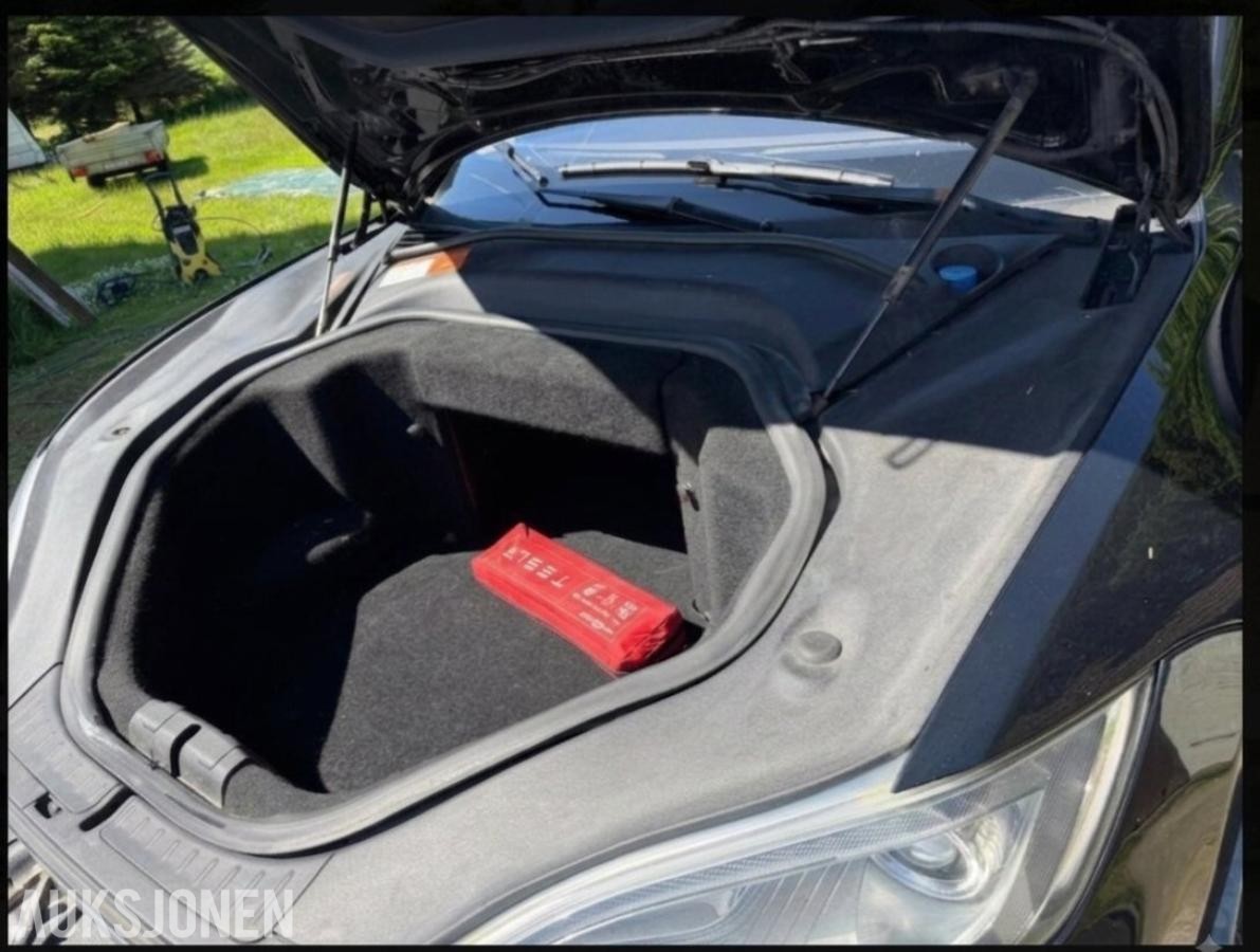 2014 Tesla Model S P85+ Luftfjæring, Skinninteriør, Reparasjonsobjekt