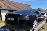 2014 Tesla Model S P85+ Luftfjæring, Skinninteriør, Reparasjonsobjekt