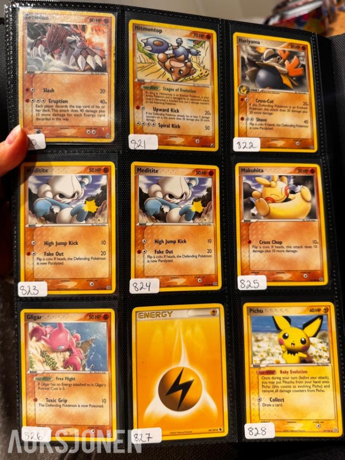 Pokemonkort samling Diverse fra 1995-2011