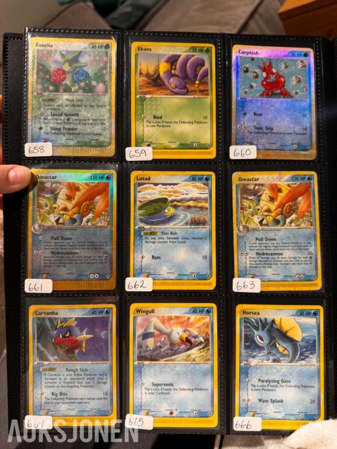 Pokemonkort samling Diverse fra 1995-2011