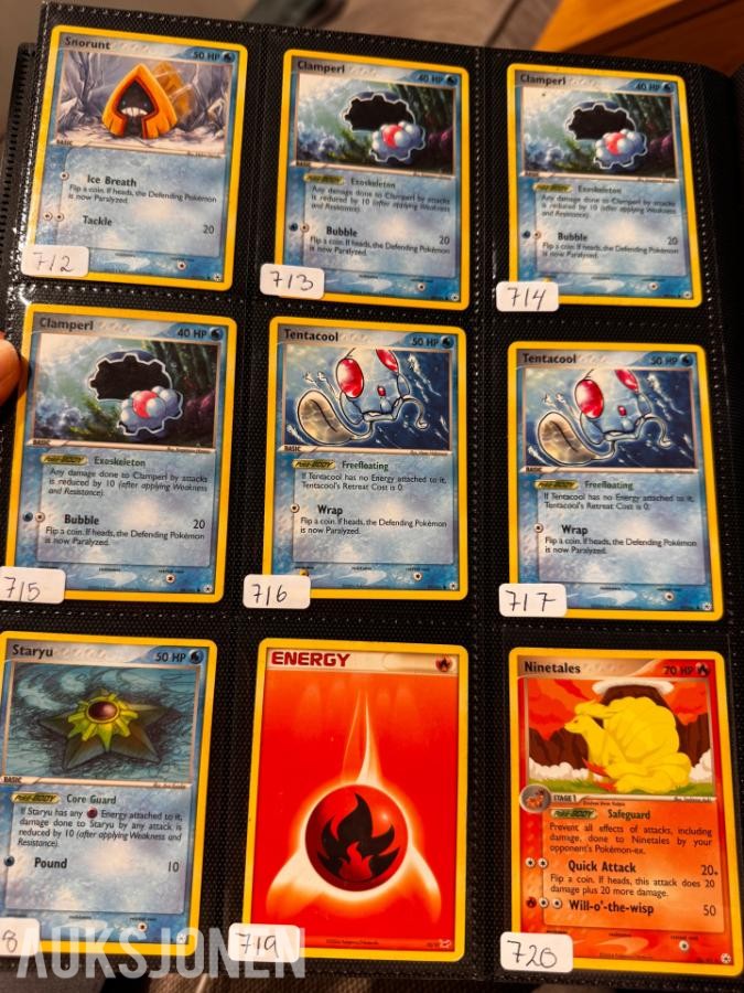 Pokemonkort samling Diverse fra 1995-2011