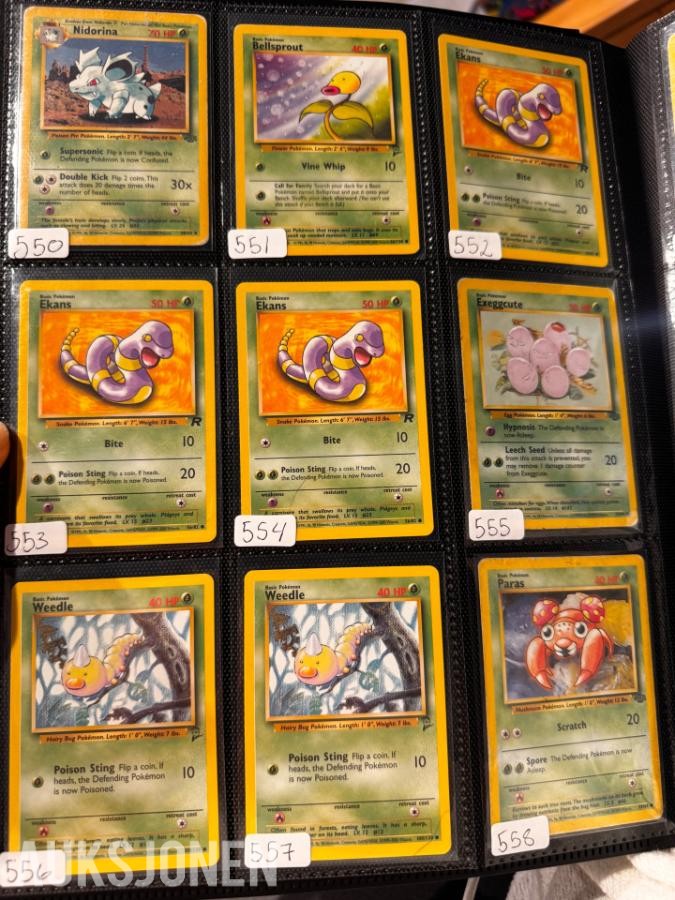 Pokemonkort samling Diverse fra 1995-2011