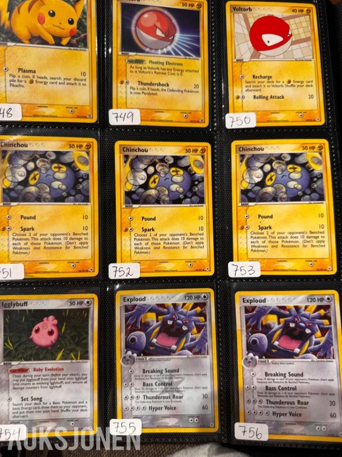 Pokemonkort samling Diverse fra 1995-2011