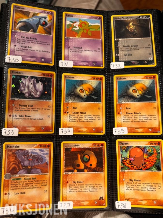 Pokemonkort samling Diverse fra 1995-2011