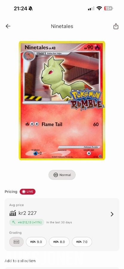 Pokemonkort samling Diverse fra 1995-2011