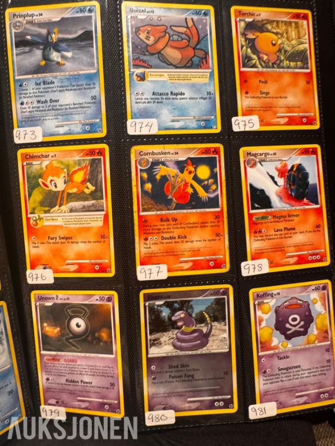 Pokemonkort samling Diverse fra 1995-2011
