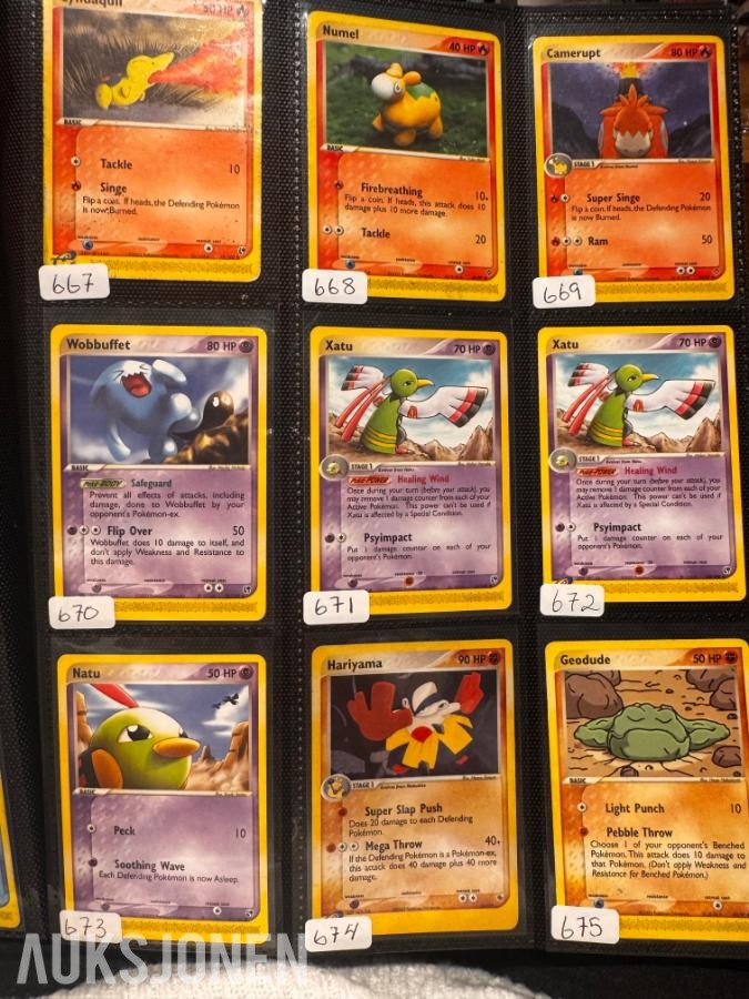 Pokemonkort samling Diverse fra 1995-2011