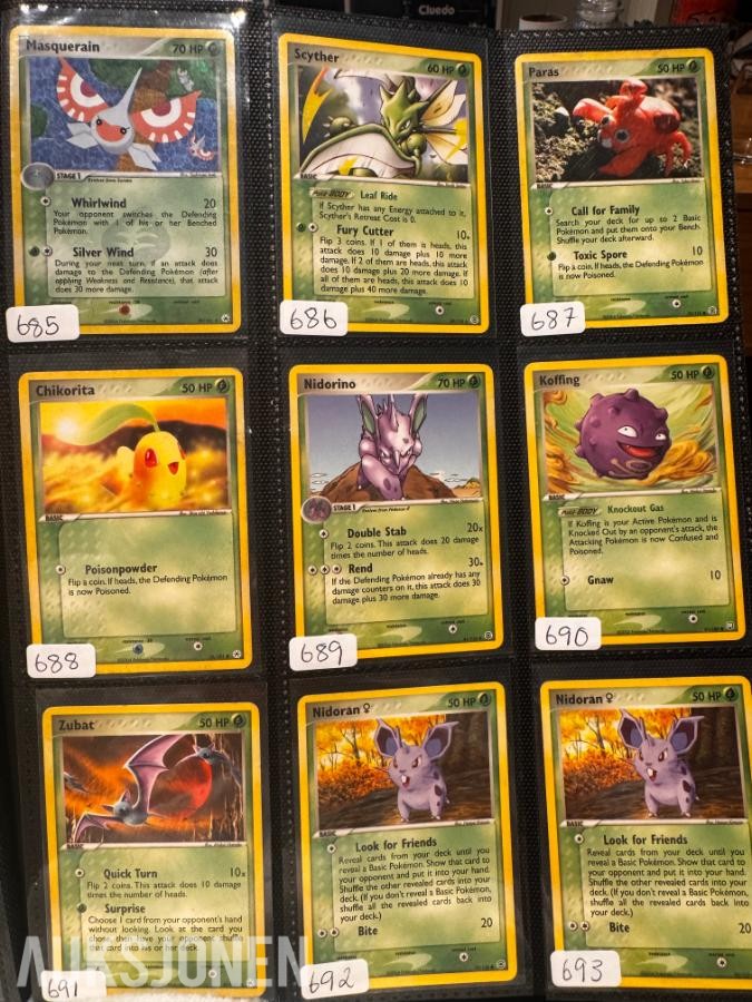 Pokemonkort samling Diverse fra 1995-2011