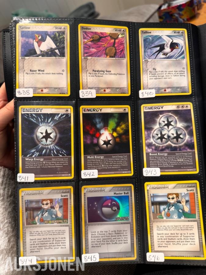 Pokemonkort samling Diverse fra 1995-2011