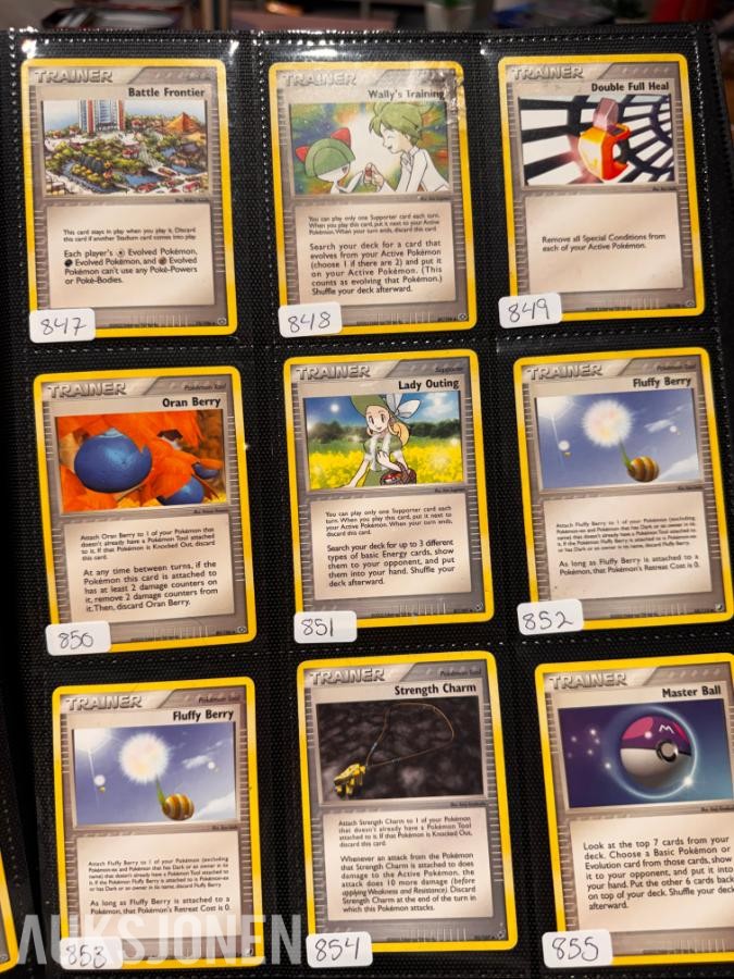 Pokemonkort samling Diverse fra 1995-2011