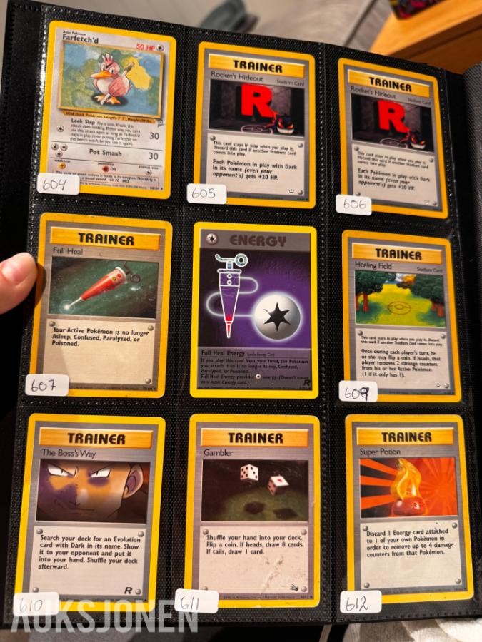 Pokemonkort samling Diverse fra 1995-2011