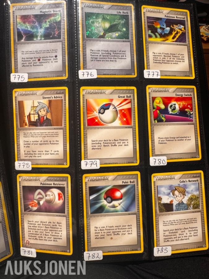 Pokemonkort samling Diverse fra 1995-2011