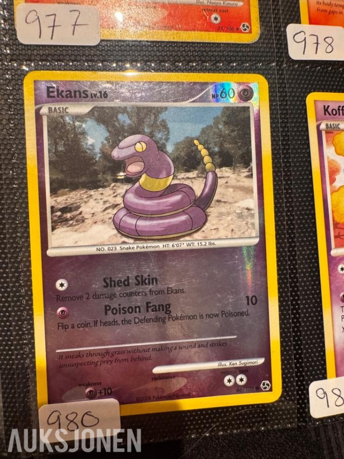 Pokemonkort samling Diverse fra 1995-2011