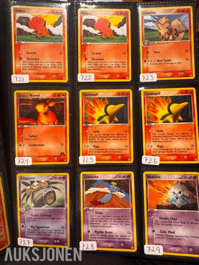 Pokemonkort samling Diverse fra 1995-2011