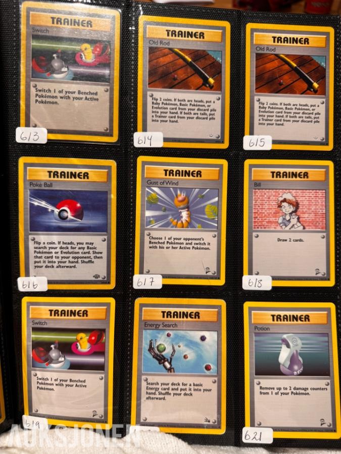 Pokemonkort samling Diverse fra 1995-2011