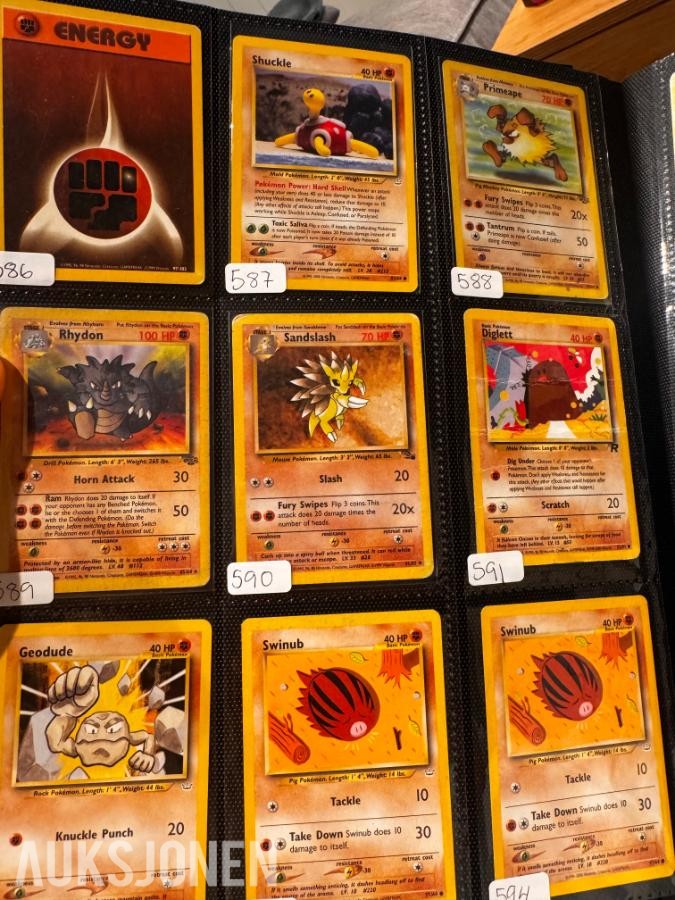 Pokemonkort samling Diverse fra 1995-2011