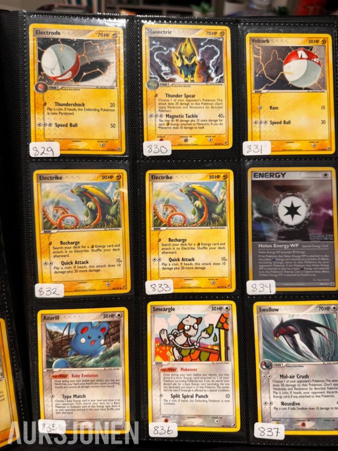 Pokemonkort samling Diverse fra 1995-2011