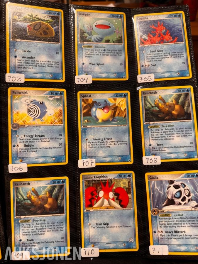 Pokemonkort samling Diverse fra 1995-2011
