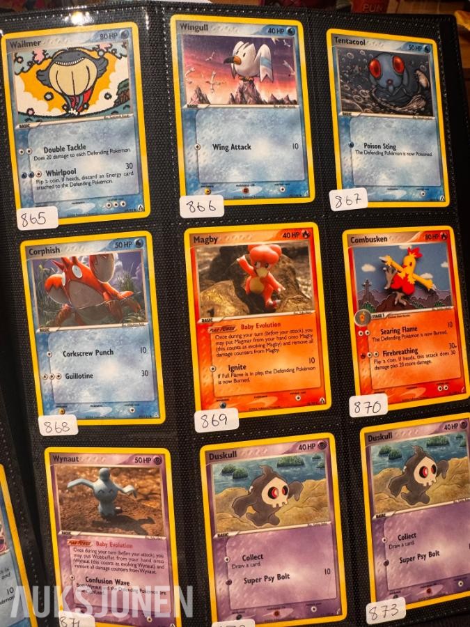Pokemonkort samling Diverse fra 1995-2011