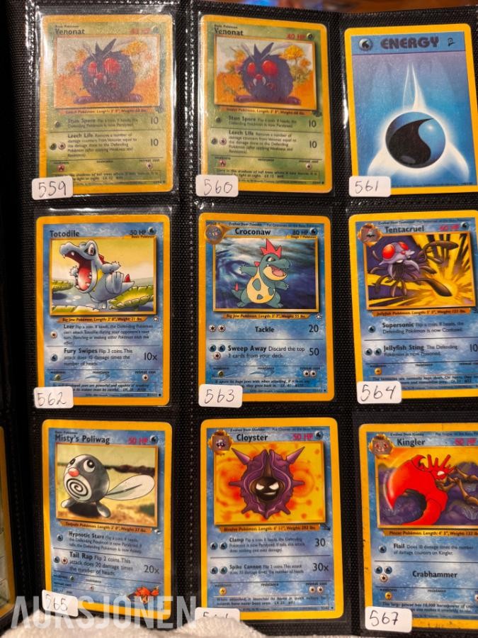 Pokemonkort samling Diverse fra 1995-2011