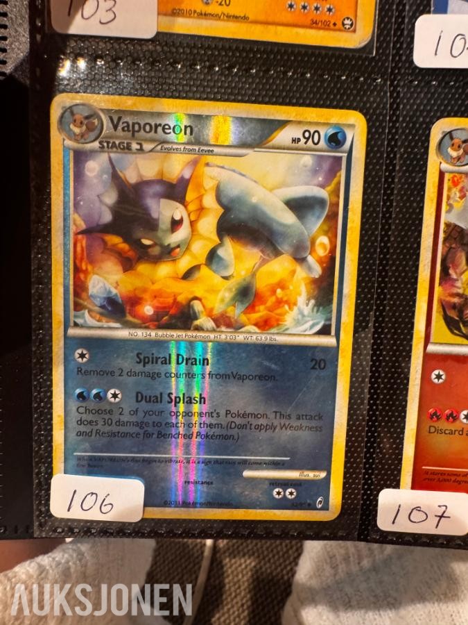 Pokemonkort samling Diverse fra 1995-2011