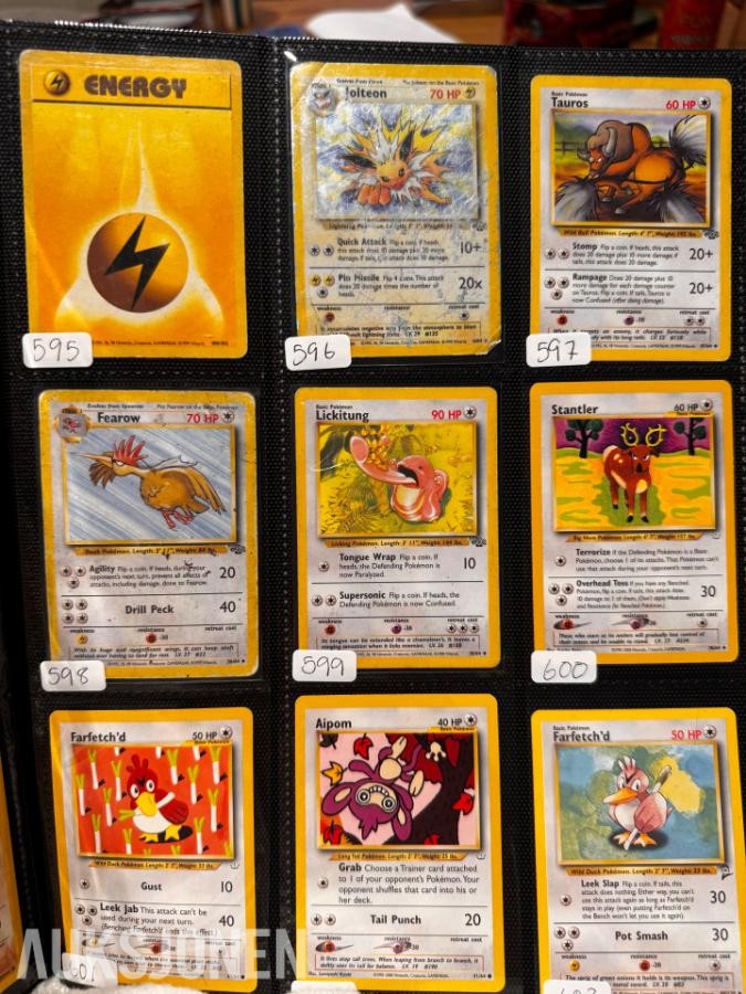 Pokemonkort samling Diverse fra 1995-2011