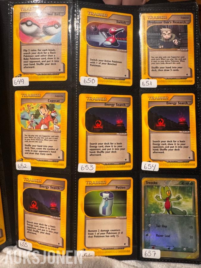 Pokemonkort samling Diverse fra 1995-2011