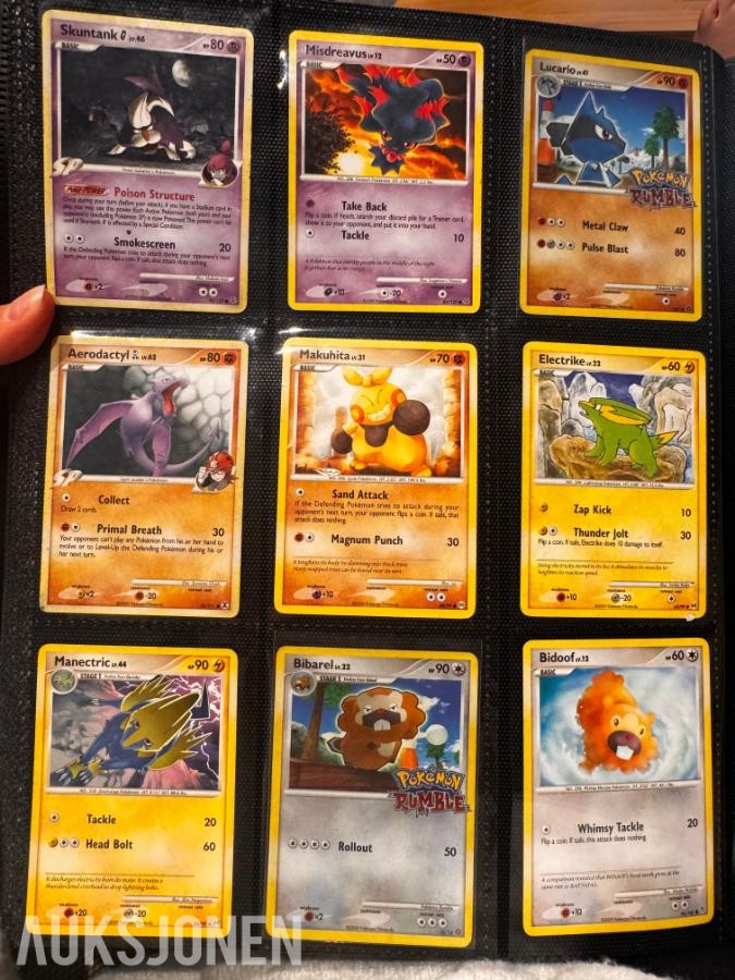 Pokemonkort samling Diverse fra 1995-2011