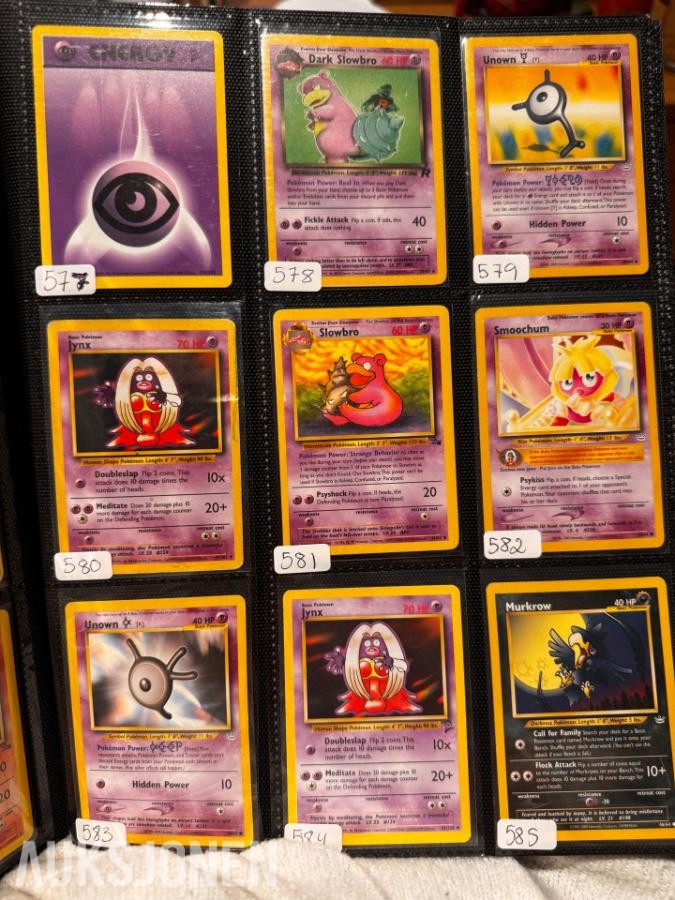 Pokemonkort samling Diverse fra 1995-2011