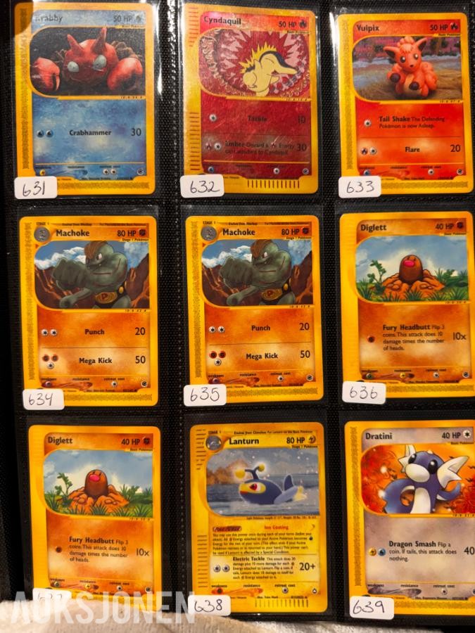 Pokemonkort samling Diverse fra 1995-2011