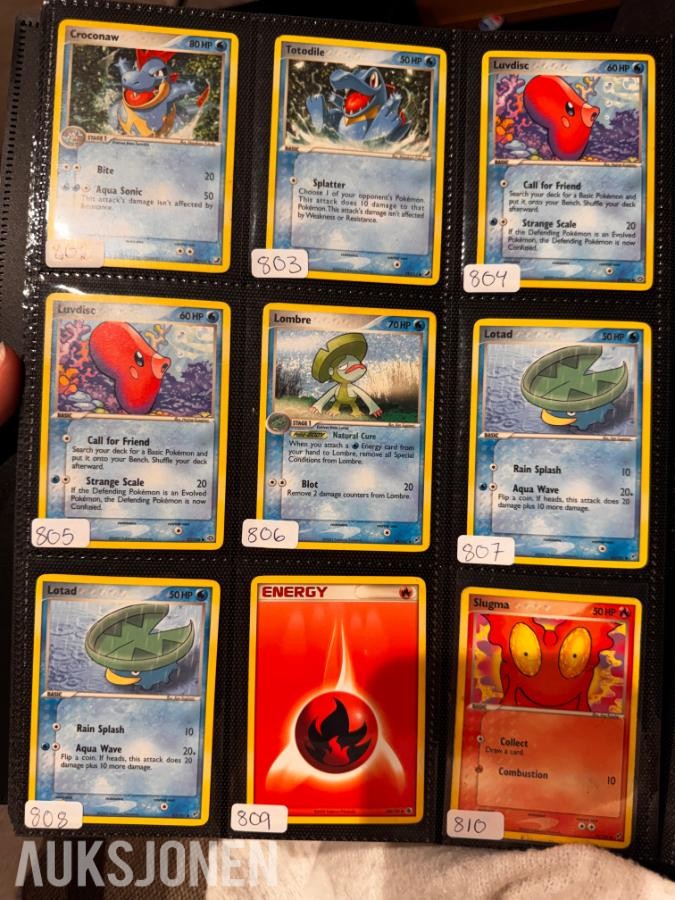 Pokemonkort samling Diverse fra 1995-2011