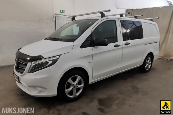 2020 Mercedes-Benz Vito 190 HK A2 4MATIC AUT HENGERFESTE ACC LED VARMER 