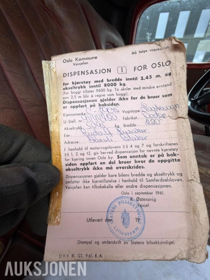 1946 Dodge lastebil 25000km 