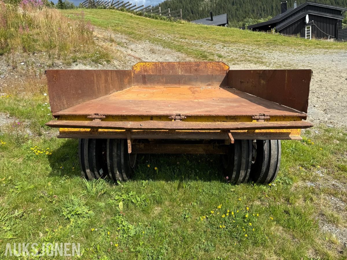 Traktortilhenger 1 Akslet med tvillinghjul