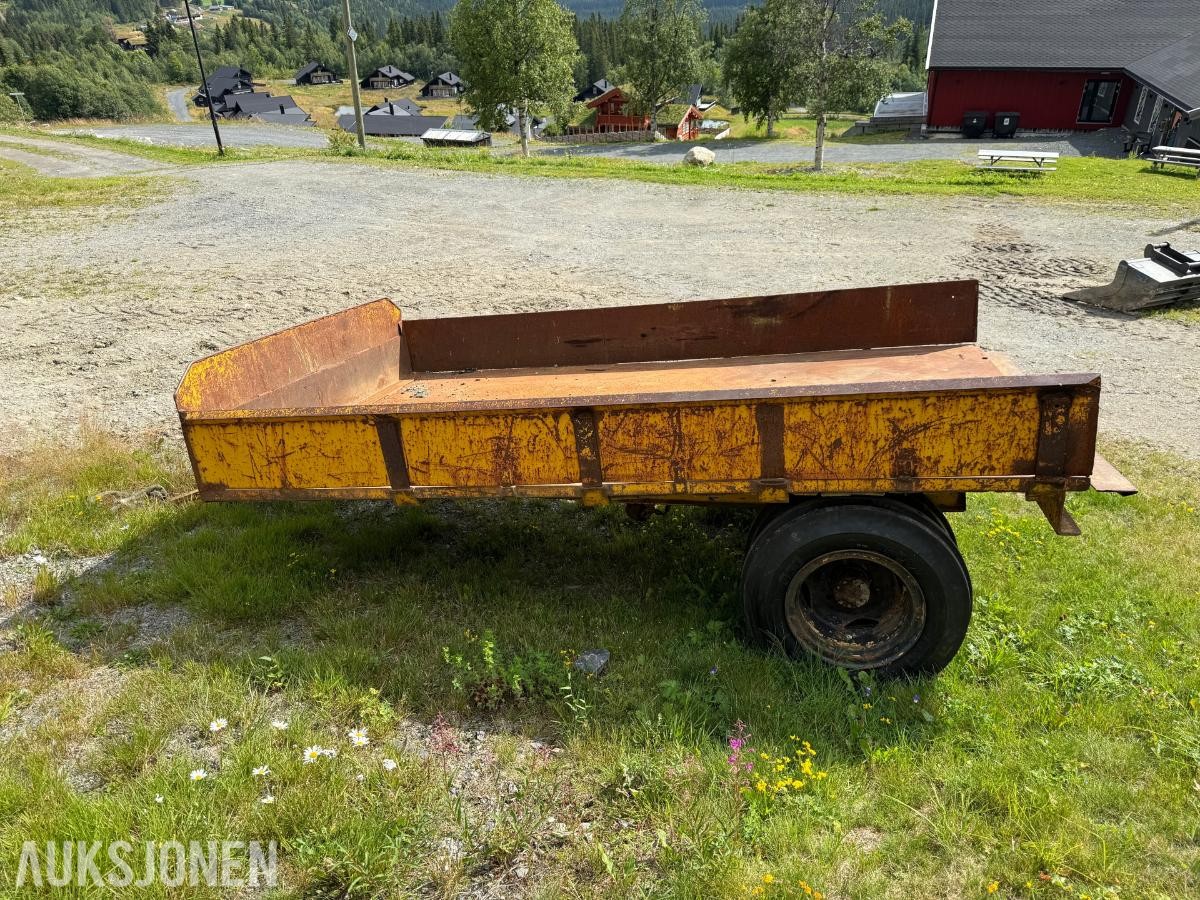 Traktortilhenger 1 Akslet med tvillinghjul
