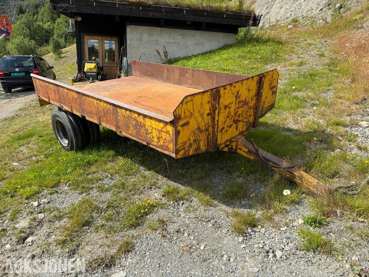 Traktortilhenger 1 Akslet med tvillinghjul