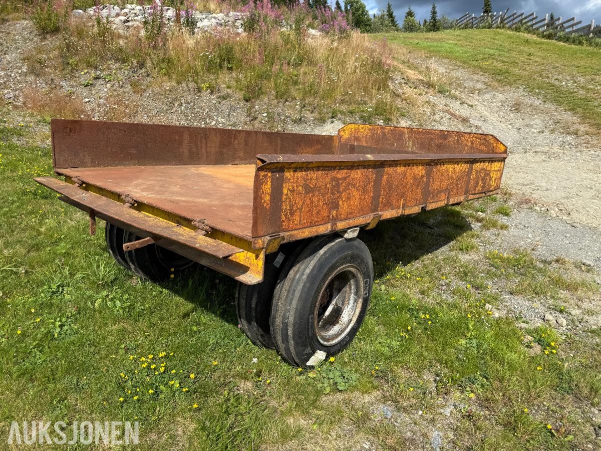 Traktortilhenger 1 Akslet med tvillinghjul