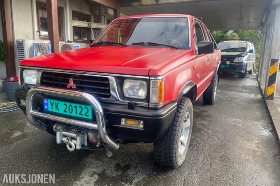 1995 Mitsubishi L200 2.5 Diesel 87hk 4WD, Hengerfeste, S+V dekk EU ok til 06.2027
